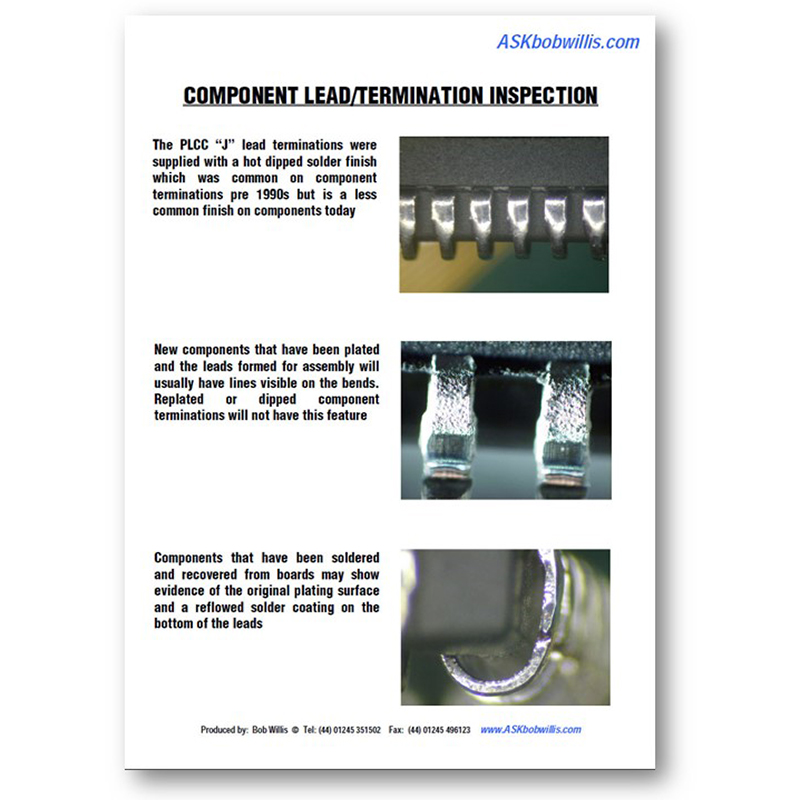 Counterfeit Component Identification Poster Guide Bob Willis