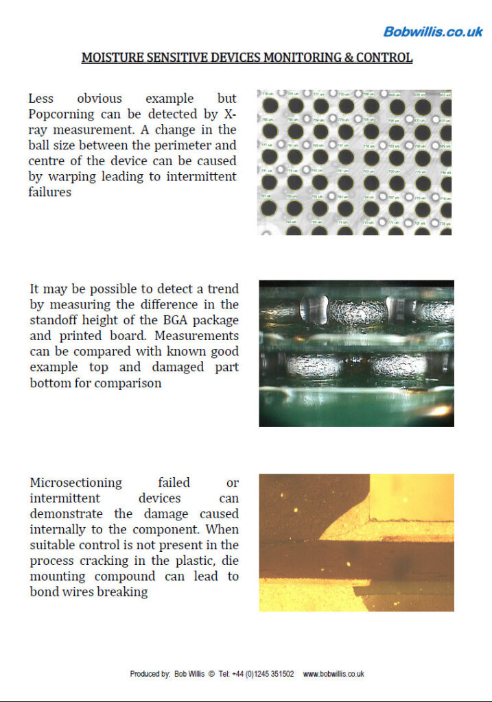 MSD Moisture Sensitive Damage wall charts and poster training sets